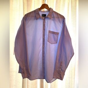 J.Crew Light Blue Regenerative Cotton Shirt Sz 16T